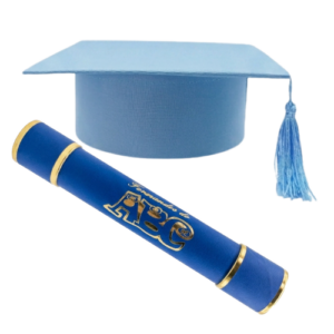 Kit Capelo Azul Claro e Infantil Formandos ABC - Imagem 12