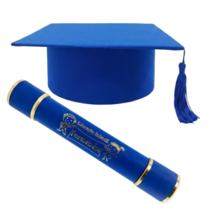 Kit Capelo Azul e Canudo Educação Infantil Formandos - Imagem 7